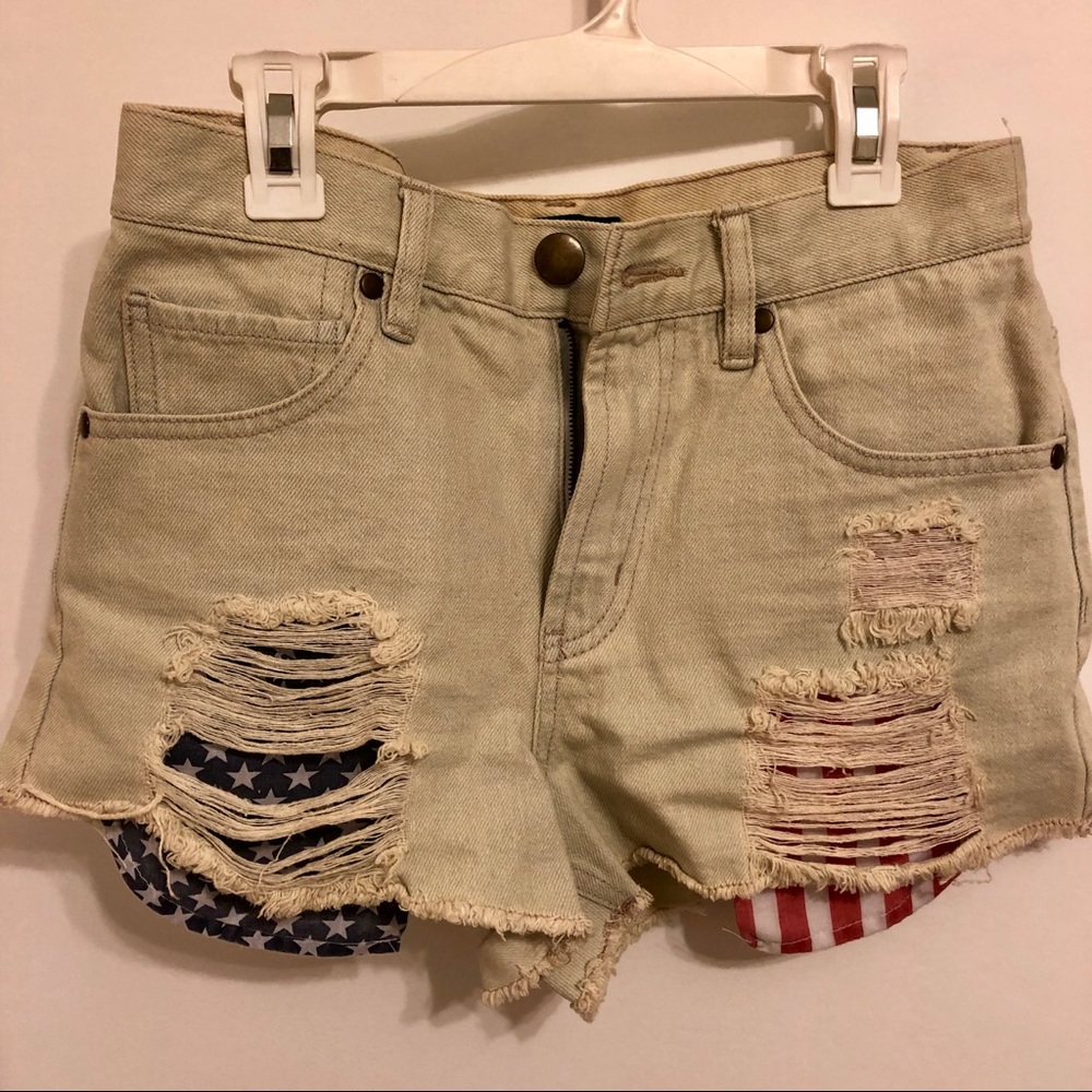 High Waisted Jean Shorts